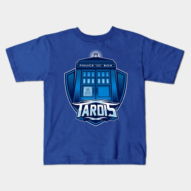 Tardis Team Kids T-Shirt by StudioM6